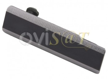 Carcasa negra, Tapa de conector Micro USB para Sony Xperia Z1 / C6902 / C6903 / C6906 / C6916 / C6943 / L39h / L39t Negro