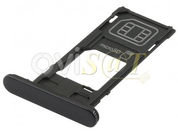 Bandeja SIM negra para Sony Xperia X Compact, F5321.