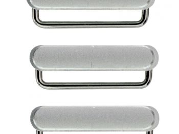 Botón lateral plateado para iPhone 6 de 4.7 pulgadas y para iPhone 6 Plus de 5.5 pulgadas