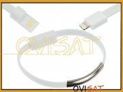 pulsera-y-cable-de-datos-de-usb-a-lightning-dispositivos-blanca