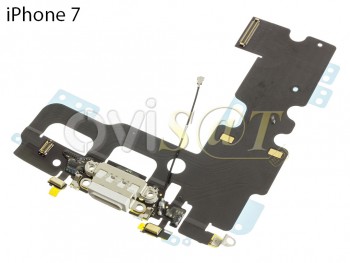 Circuíto flex PREMIUM con conector de carga blanco para iPhone 7 de 4.7"