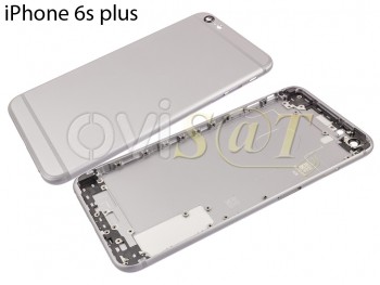 Carcasa trasera genérica gris espacial para iPhone 6S plus de 5.5 pulgadas