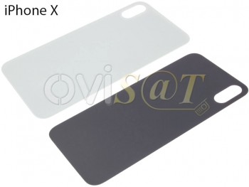 Tapa de batería genérica gris / blanca para iPhone X, A1901