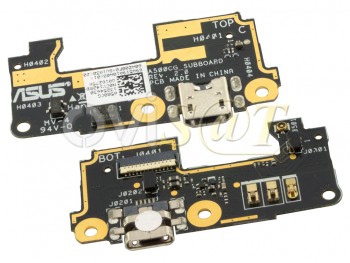 Placa inferior con conector de carga y micrófono Asus Zenfone 5 LTE, A500KL (2014)