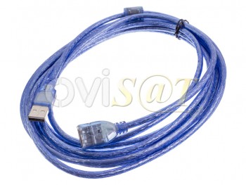 Cable alargador USB 2.0 macho-hembra de 5 metros