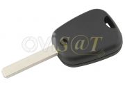 Producto Genérico - Carcasa llave para telemando Citroen C3 / C2, Peugeot 307 con espadin fijo