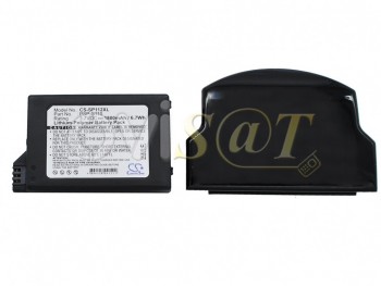 Batería genérica Cameron Sino con tapa negra para Sony PSP-2000, PSP-3000, PSP-3004