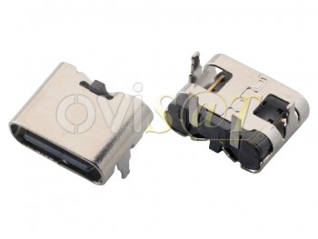 Conector de carga, datos y accesorios genérico USB tipo C 2 pines, 0,88 x 0,64 x 0,52 cm