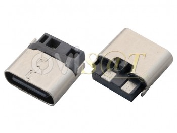 Conector de carga, datos y accesorios genérico USB tipo C 2 pines, 0,89 x 0,87 x 0,31 cm