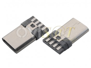 Conector de carga, datos y accesorios genérico USB tipo C 4 pines, 0,88 x 1,44 x 0,35 cm