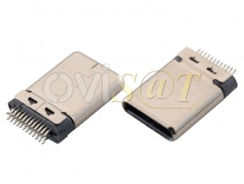 Conector de carga, datos y accesorios genérico USB tipo C 12 pines, 0,81x1,22x0,3 cm