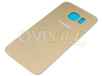 Carcasa Service Pack trasera dorada para Samsung Galaxy S6 Edge, G925F