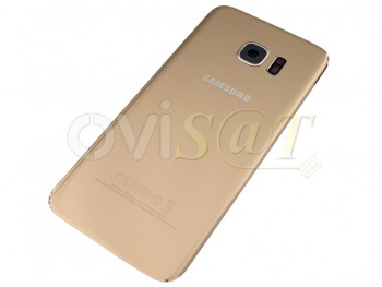 Tapa de batería Service Pack dorada para Samsung Galaxy S7 Edge, G935F