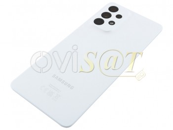 Tapa de batería Service Pack blanca con lentes de cámaras para Samsung Galaxy A53 5G, SM-A536