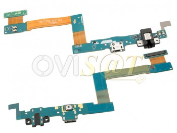Circuito flex con conector de carga micro-usb, botón home y conector de audio jack, para Samsung Galaxy TAB A 9.7 LTE, SM-T555, version 0.7