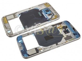 Carcasa trasera interior, chasis para Samsung Galaxy S6 azul, G920