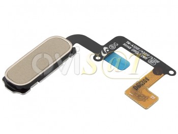 Cable flex con botón Home y lector de huella dactilar-Fingerprint para Samsung Galaxy A5 (2017) SM-A520F, dorado
