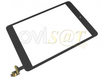 Pantalla táctil negra calidad STANDARD con botón negro y placa de conexión completa Apple iPad Mini, A1432, A1454, A1455 (2012), Apple iPad Mini 2 , A1489, A1490, A1491 (2013-2014)