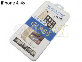 Protector de Pantalla de Cristal Templado para iPhone 4 y4S