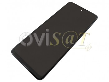 Pantalla completa IPS LCD negra con marco para Motorola Moto G60s, XT2133-2