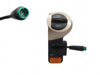 Botonera mando de control para patinete eléctrico - Conector Macho - Waterproof