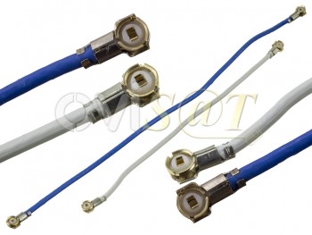 Cables coaxiales de antena de 47 mm y 68 mm para Samsung Galaxy S9, G960F/SD