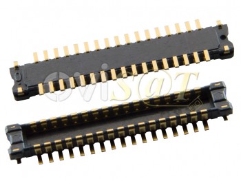 Conector FPC de LCD display a placa base de 34 pines para Samsung Galaxy A20, SM-A205 / Galaxy A50, SM-A505