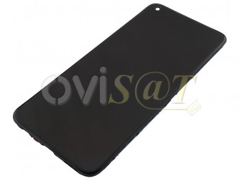 Pantalla completa Service Pack IPS LCD negra con marco para Oppo A73 5G, CPH2161