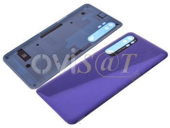Tapa de batería genérica púrpura (nebula purple) para Xiaomi Mi Note 10 Lite, M2002F4LG, 550500006X1L