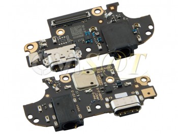 Placa auxiliar calidad PREMIUM con conector de carga USB tipo C, micrófono y conector jack para Motorola Moto G100, XT2125