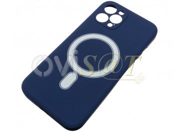 funda azul con soporte de carga inalámbrica para iPhone 12 pro max (6,7''), a2342