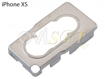 Blindaje / soporte metálico de cámara trasera para iPhone XS, A2097
