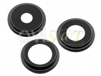 embellecedor con lentes de cámara color color negro titanio (titan black) para iPhone 15 pro, a3102