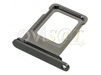 bandeja tarjeta sim color negro titanio (titan black) para iPhone 15 pro / 15 pro max