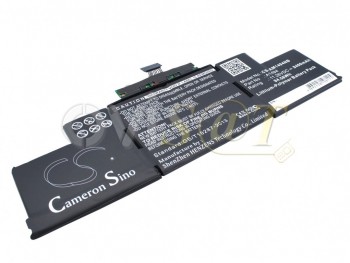 Batería genérica Cameron Sino para MacBook Pro Retina Display 15" A1398, ME293, ME294, MacBook Pro Retina Display 15" late 2013