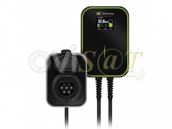 Cargador de pared para coches eléctricos EV / híbridos enchufables PHEV Wallbox GC EV Powerbox 22kW RFID con enchufe tipo 2