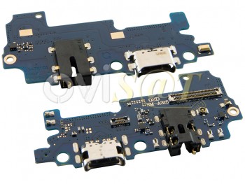 Placa auxiliar calidad PREMIUM con conector de carga, datos y accesorios USB Tipo C y conector jack 3.5mm para Samsung Galaxy A31, SM-A315