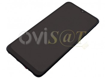 Pantalla completa Service Pack negra con marco para Samsung Galaxy A10s, SM-A107F/DS