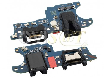 Placa auxiliar Service Pack con conector de carga USB tipo C, conector audio jack 3,5mm y micrófono para Samsung Galaxy A03s, SM-A037
