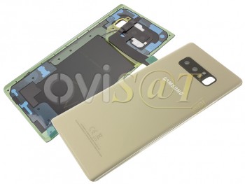 Tapa de batería Service Pack dorada para Samsung Galaxy Note 8, N950F