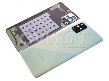 Tapa de batería Service Pack azul "prism crush blue" para Samsung Galaxy A71, SM-A715