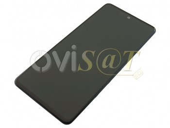 Pantalla service pack completa Super AMOLED con marco negro para Samsung Galaxy M31s, SM-M317