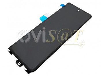 SERVICE PACK Pantalla completa exterior Dynamic AMOLED negra para Samsung Galaxy Z Fold3 5G, SM-F926