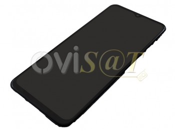 Pantalla Service Pack completa PLS negra con marco para Samsung Galaxy A13, SM-A135