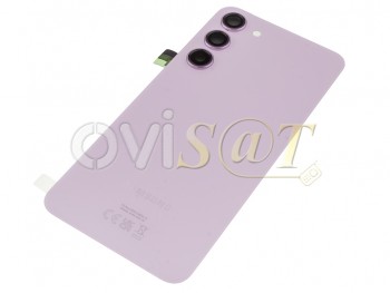 Carcasa trasera / Tapa de batería color rosa (lavender) service pack para Samsung Galaxy S23+, SM-S916B
