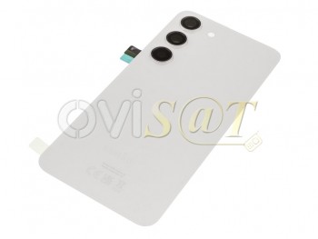 Carcasa trasera / Tapa de batería color blanco (cream) para Samsung Galaxy S23, SM-S911B