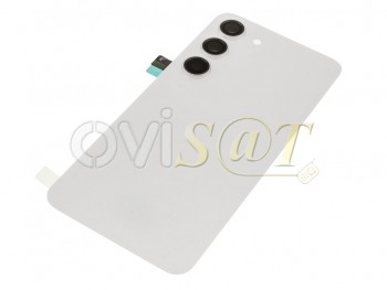 Carcasa trasera / Tapa de batería color blanco (cream) para Samsung Galaxy S23, SM-S911B genérica