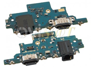 Placa auxiliar Service Pack con conector de carga, datos y accesorios USB Tipo C y conector jack 3.5mm para Samsung Galaxy A72 4G, SM-A725