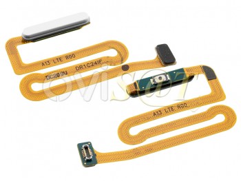 Cable flex con botón sensor / lector de huellas blanco para Samsung Galaxy A13 4G, SM-A135