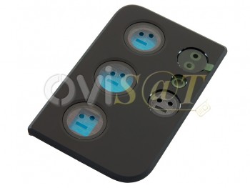 Embellecedor de cámaras traseras negro "Phantom black" para Samsung Galaxy S21 Ultra 5G, SM-G998